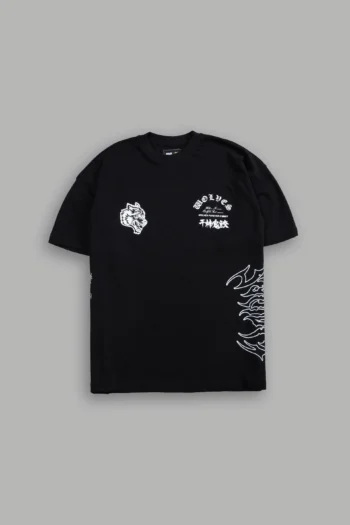 Kisame Akatsuki "Side By Side" Oversized Tee in Black