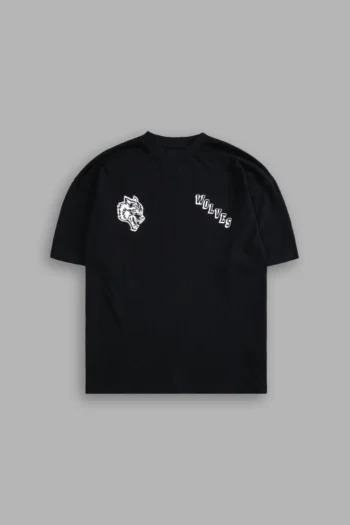 Journey "Premium" Oversized Tee in Black