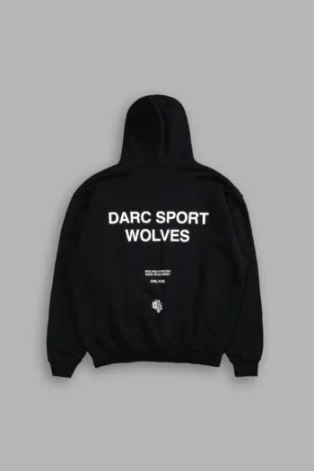 Darc Sport Wolves "Bishop" Hoodie in Black