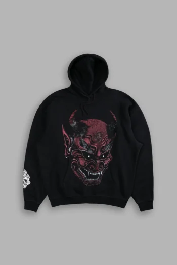 Oni Mask "Vintage Bishop" Hoodie in Black