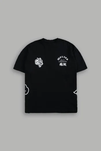 Hidan Akatsuki “Side By Side” Oversized Tee in Black